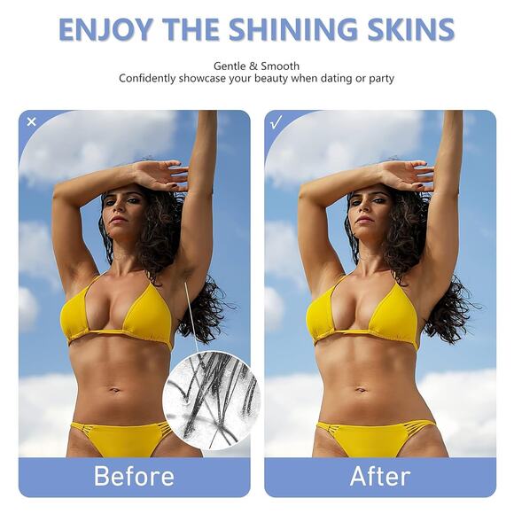 Smart Waxing Kit Wax Warmer For Hair Removal With Digital Display, 4.41lbs/2kg H - Picture 3 of 7